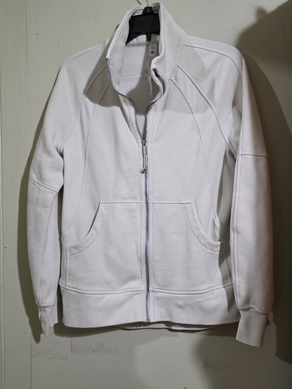 lululemon athletica Women's White Full-Zip Bomber Jacket Used Size XS